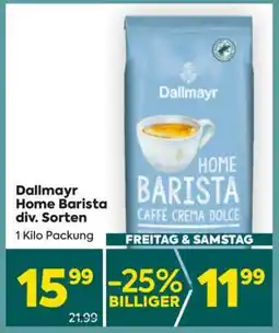 Billa Dallmayr Home Barista div. Sorten Angebot