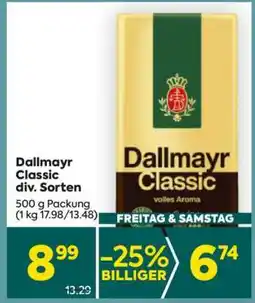 Billa Dallmayr Classic div. Sorten Angebot