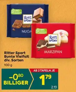 Billa Ritter Sport Bunte Vielfalt div. Sorten Angebot