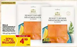 Billa BILLA GENUSSWELT Schottischer Räucherlachs Angebot