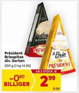 Billa Président Briespitze div. Sorten Angebot