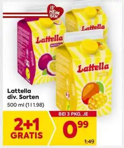 Billa Lattella div. Sorten Angebot