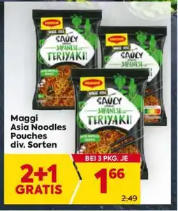 Billa Maggi Asia Noodles Pouches div. Sorten Angebot