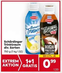 Billa Schärdinger Trinktraum div. Sorten Angebot