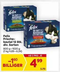 Billa Felix Frischebeutel 12 Stk. div. Sorten Angebot
