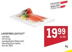 Metro Lachsforellen filet Angebot