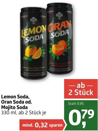 ADEG Lemon Soda Oran Soda Od. Mojito Soda 330 ml Angebot