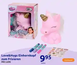 Action Love&hugs einhornkopf zum frisieren Angebot