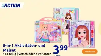Action 5-in-1 Aktivitäten- und Malset Angebot