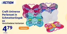 Action Craft universe perlenset in schmetterlingsb ox Angebot