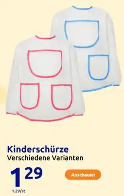 Action Kinderschürze Angebot