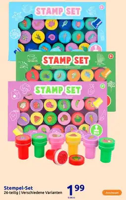 Action Stempel-Set Angebot