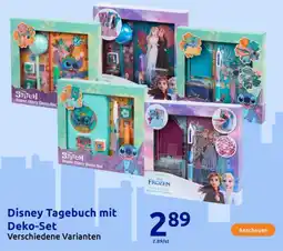 Action Disney Tagebuch mit Deko-Set Angebot