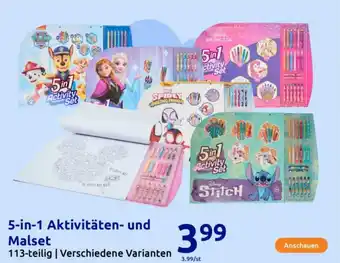 Action 5-in-1 aktivitäten- und malset Angebot