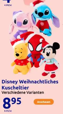 Action Disney Weihnachtliches Kuscheltier Angebot