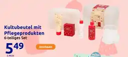 Action Kultubeutel mit pflegeprodukten Angebot
