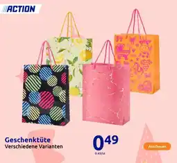 Action Geschenktüte Angebot