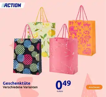 Action Geschenktüte Angebot