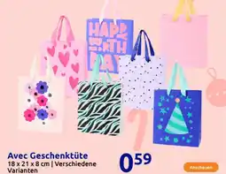 Action Avec Geschenktüte Angebot