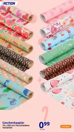 Action Geschenkpapier Angebot
