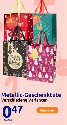Action Metallic-Geschenktüte Angebot