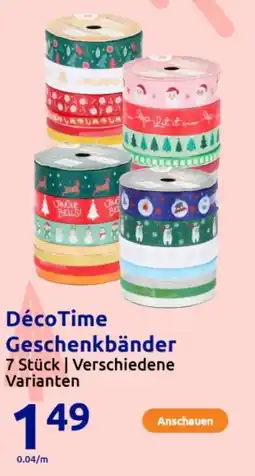 Action Déco Time Geschenkbänder Angebot