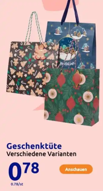 Action Geschenktüte Angebot