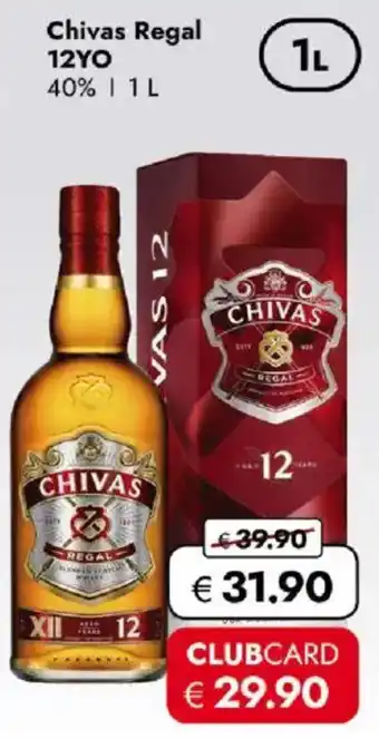 Travel FREE Chivas Regal 12YO Angebot