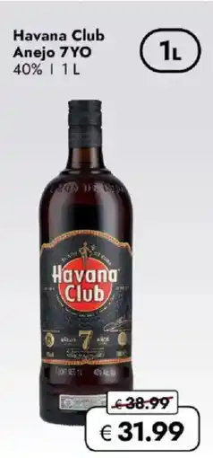 Travel FREE Havana club anejo 7yo Angebot