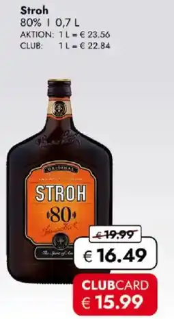 Travel FREE Stroh Angebot