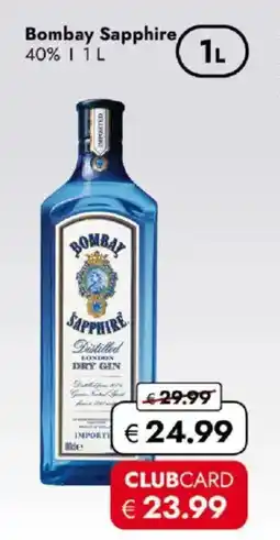 Travel FREE Bombay Sapphire Angebot