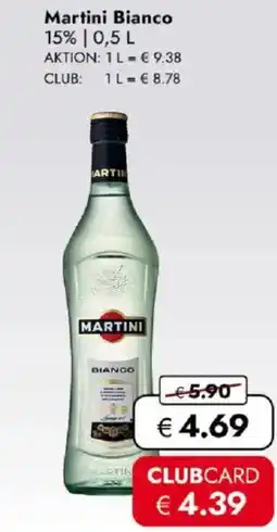 Travel FREE Martini bianco Angebot