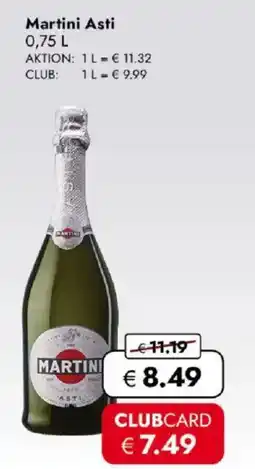 Travel FREE Martini asti Angebot