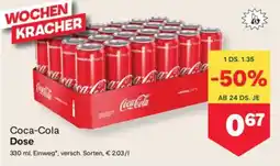MPreis Coca-Cola Dose Angebot