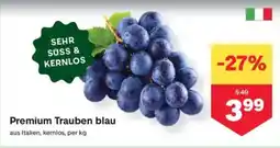 MPreis Premium Trauben blau Angebot