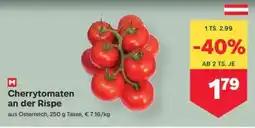 MPreis Cherrytomaten an der Rispe Angebot