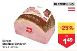 MPreis Berger Steinpilz Schinken Angebot