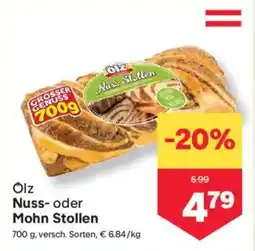 MPreis Nuss oder Mohn Stollen Angebot
