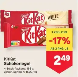 MPreis KitKat Schokoriegel Angebot