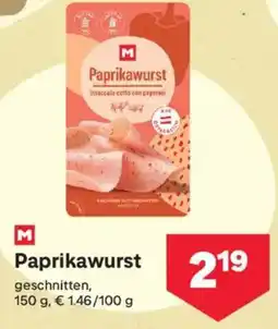 MPreis Paprikawurst Angebot