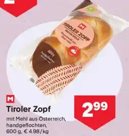 MPreis Tiroler Zopf Angebot