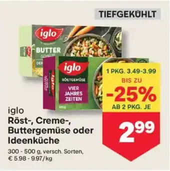 MPreis Röst Creme Buttergemüse oder Ideenküche Angebot