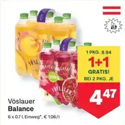 MPreis Vöslauer Balance Angebot