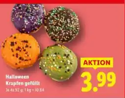 Lidl Halloween Krapfen gefüllt Angebot