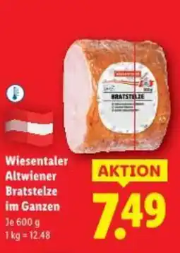 Lidl Wiesentaler Altwiener Bratstelze im Ganzen Angebot