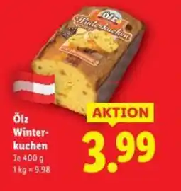 Lidl Ölz Winter kuchen Angebot