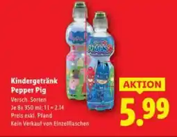 Lidl Kindergetränk Pepper Pig Angebot
