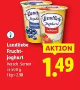 Lidl Landliebe Frucht joghurt Angebot