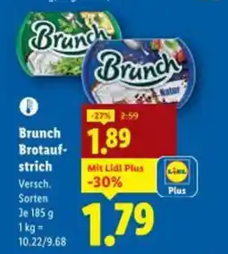 Lidl Brunch Brotauf- strich Angebot