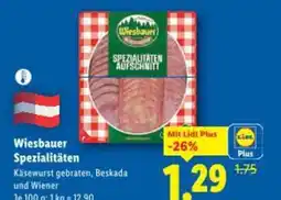 Lidl Wiesbauer spezialitäten Angebot